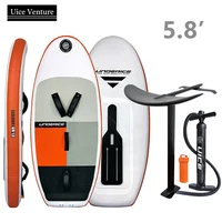 Доска надувная из фольги для серфинга, 5,3/5,8 дюйма, 80 см