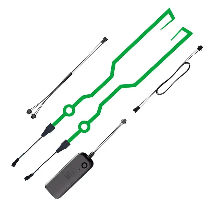 

Motorcycle Helm Light Strip Waterproof Warning Signal EL Bar For Night Riding Flashing Warning Lights Night Riding Helm Kit