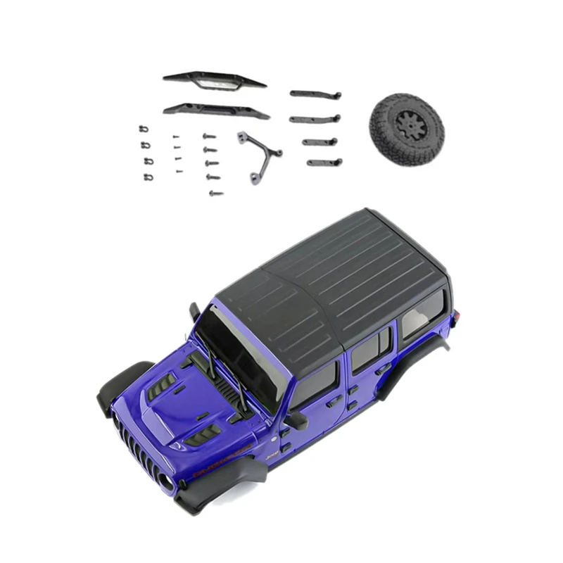 

Корпус кузова радиоуправляемого автомобиля для Kyosho Mini-Z 4X4 JEEP Wrangler Rubicon, обновленные детали гусеничного автомобиля на радиоуправлении