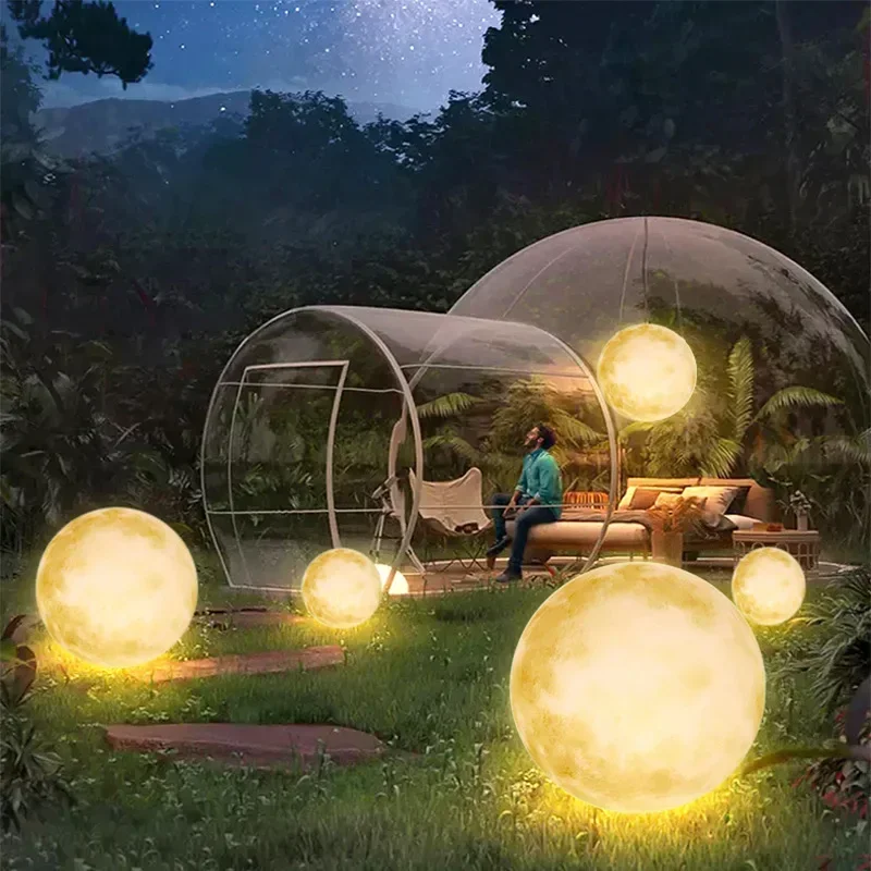 Лунный свет уличный наземный светильник водонепроницаемый для газона лунный