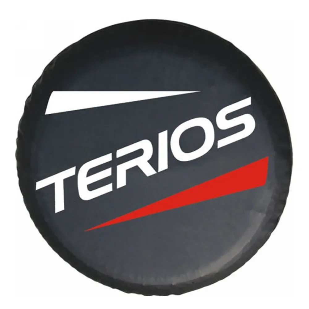 

Car Stickers 14" 15" 16" Inch PVC Leather Space-Saving Spare Wheel Protective Cover Car Accessories For Daihatsu