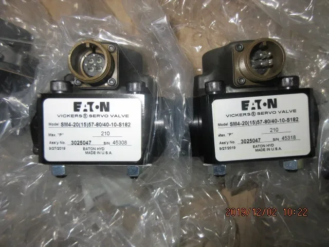 Eaton SM4-20(15)57-80/40-10-S182 гидравлические пропорциональные сервоклапаны