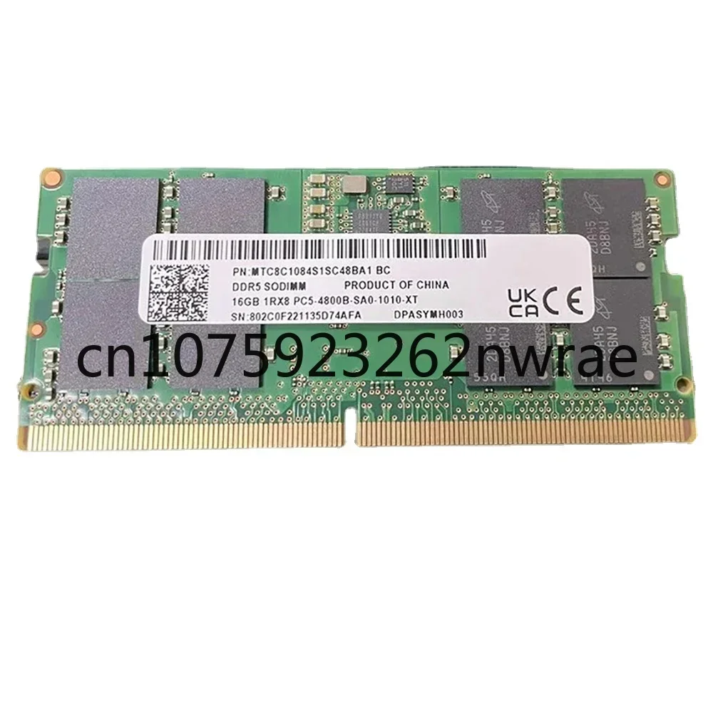 

MTC8C1084S1SC48BA1 для MT RAM 16 Гб 16 Гб 1RX8 PC5-4800B DDR5 4800, память для ноутбука, быстрая доставка, высокое качество