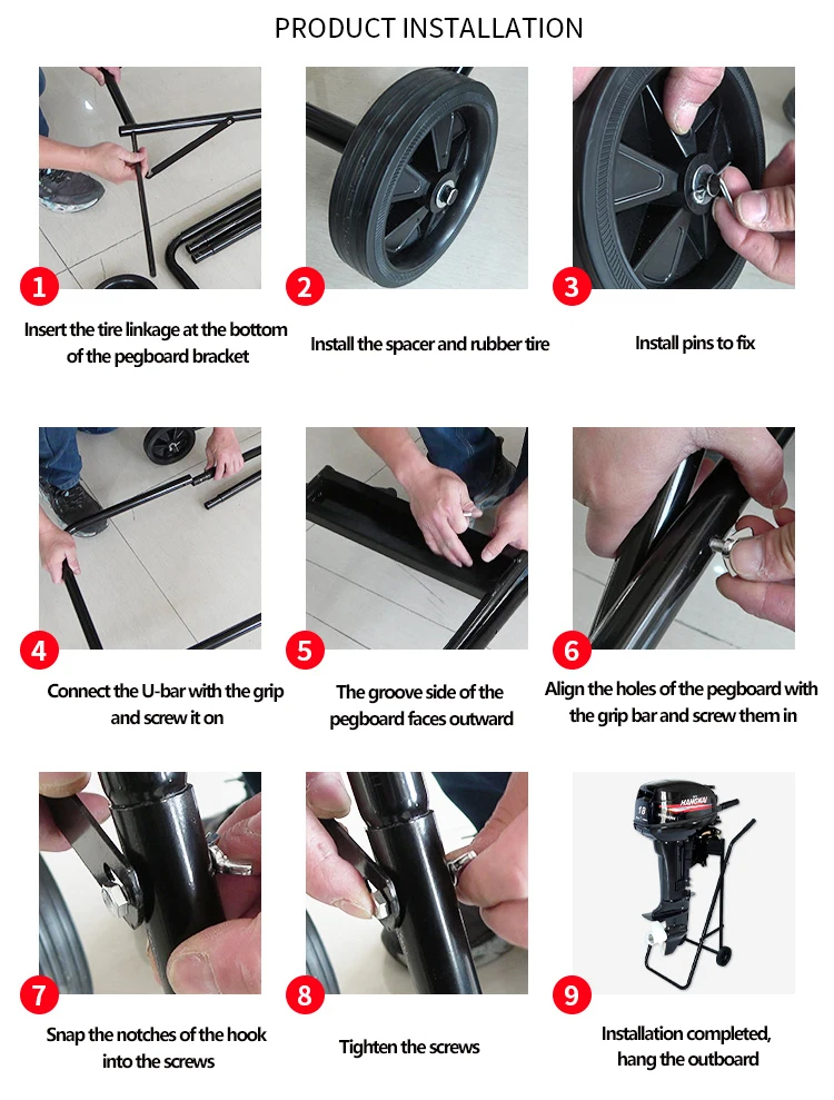 Портативная тележка для морских досок витрины тяговые тележки подвесных