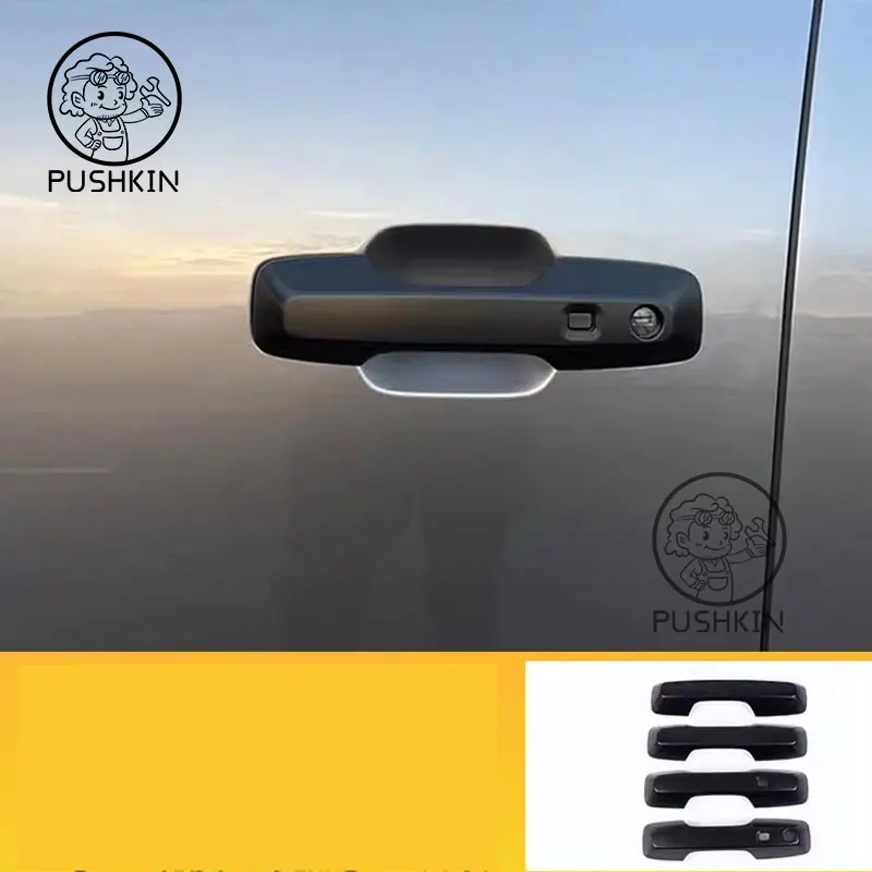 

Отделка дверной ручки автомобиля для BYD FangChengBao Leopard 5 2023 2024, внешние защитные наклейки из углеродного волокна, аксессуары