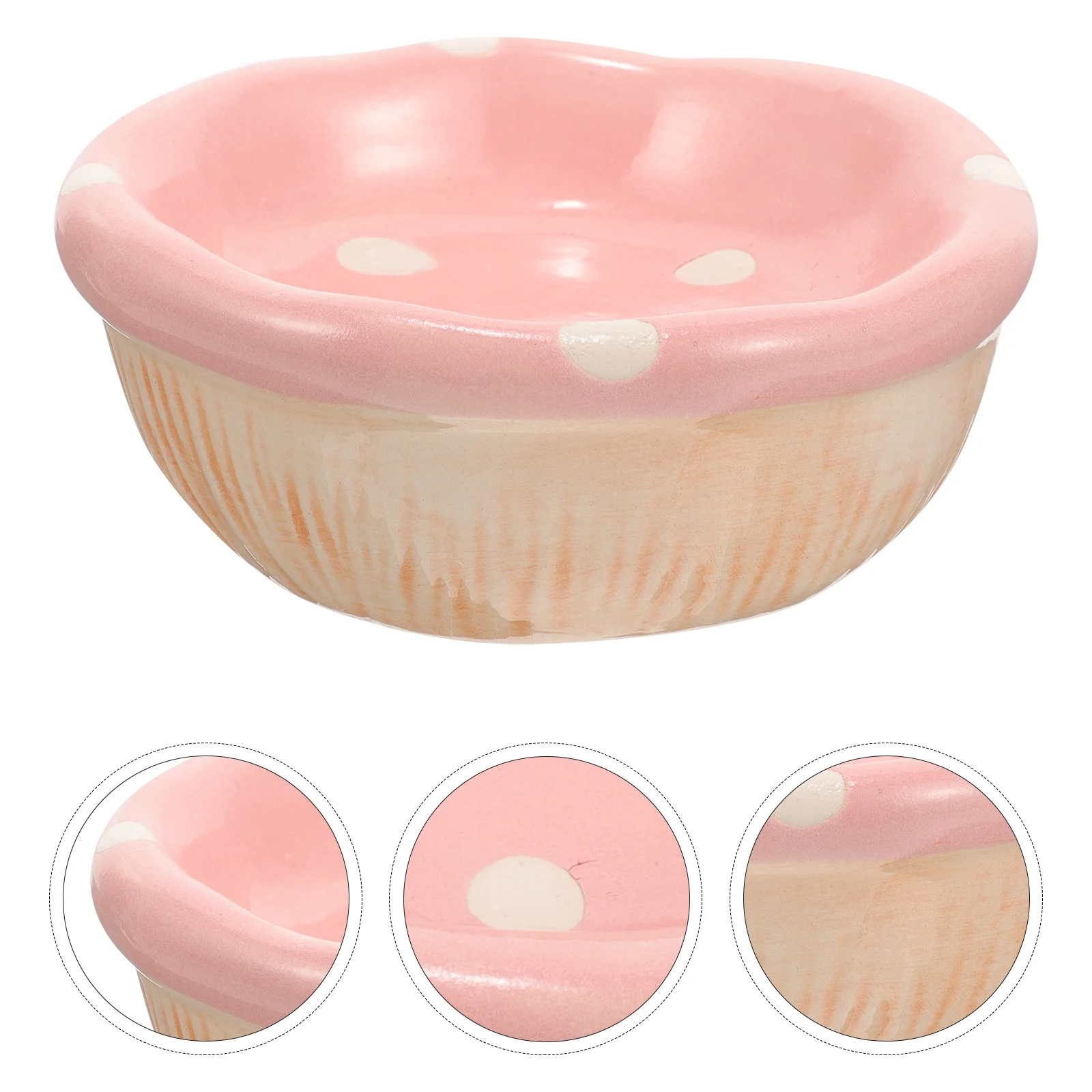 

Bunny Cage Pet Bowl Hamster Food Dish Cute Cat Feeder Kitten Bowls Rat Water