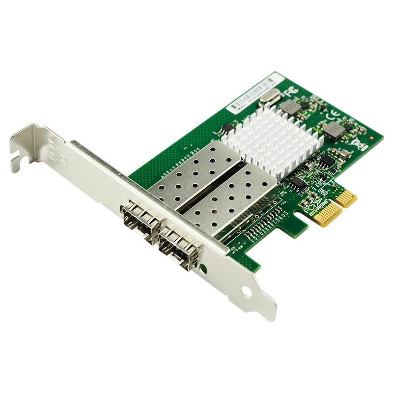 

Network Card NIC, With 82576EB/GB Chip, Dual SFP PCI-Ex1, Ethernet Server Converged Network Adapter NA82576-2SFP