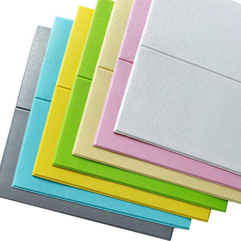 

10pcs 3D Wall Stickers Marble Brick Waterproof Wall Paper Self-Adhesive Decor Background for Kids Room Decoration