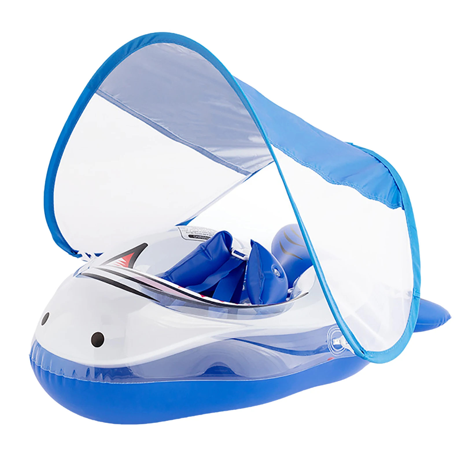 

Baby Swimming Float Solid Infant Pool Float Iatable Infant Float For Swimming Iatable Shark Design Float Ring With Sun