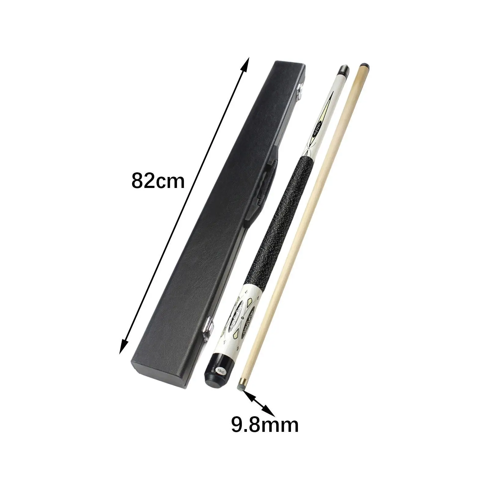 Бильярдный кий китайский черный восемь шаров 57 дюймов 1/2 разделения бильярдный