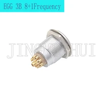 egg 3b 81 pin impedanc 50 ohm coaxial metal connector high and low frequency mixed push pull self locking aviation socketn