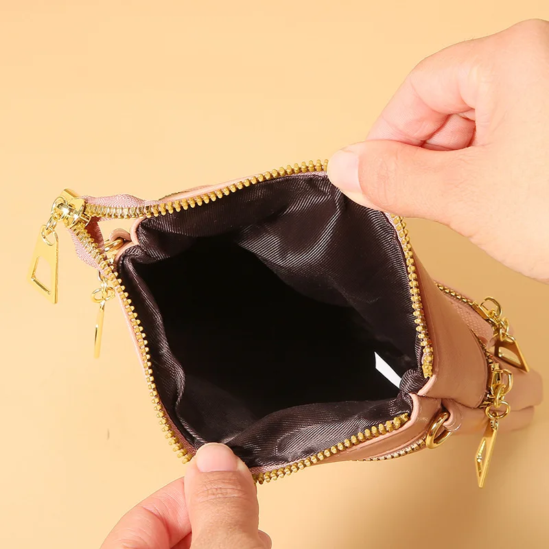 New Shoulder Bag Designer Handbags For Ladies Solid Color Crossbody Bags For Women Fashion Female Small Flap Leather Phone Bag