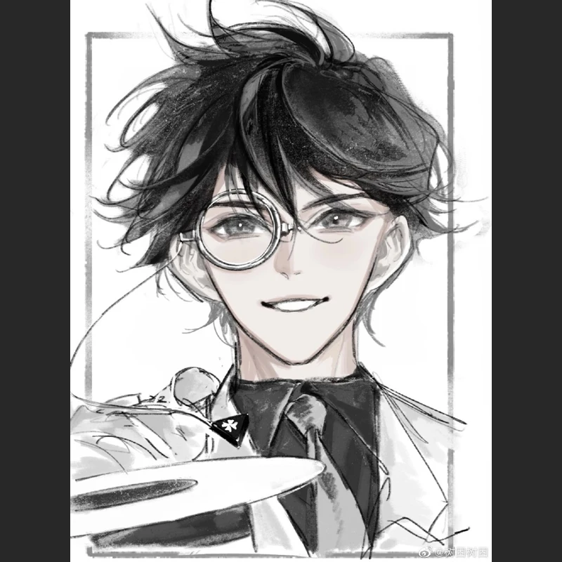 

Anime Keychain Detective Conan Kaitou Kid Acrylic Keyring Strap Figure Hanging Accessories 6cm