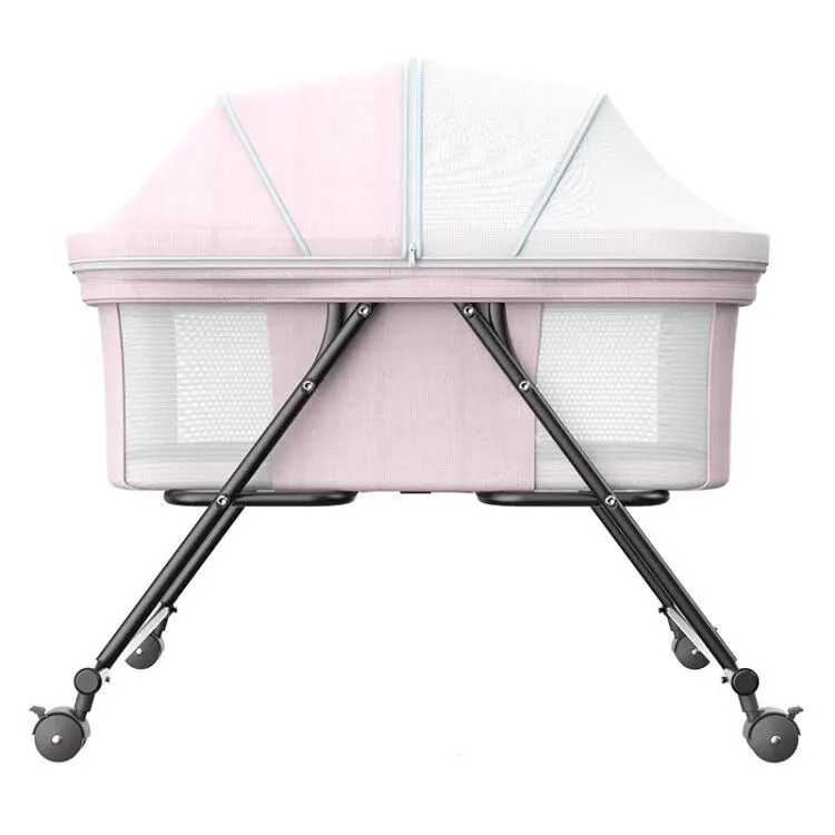 Crib Removable Multifunctional Baby Bed Children Bb Bed Portable Small Bed Splicing Large Bed Foldable Cradle Bed