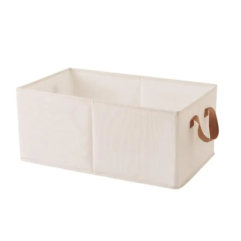 

Socks Storage Organizer Folding Storage Box Without Lid Cotton Storage Containers Foldable Washable Cloth Storage Box For Closet