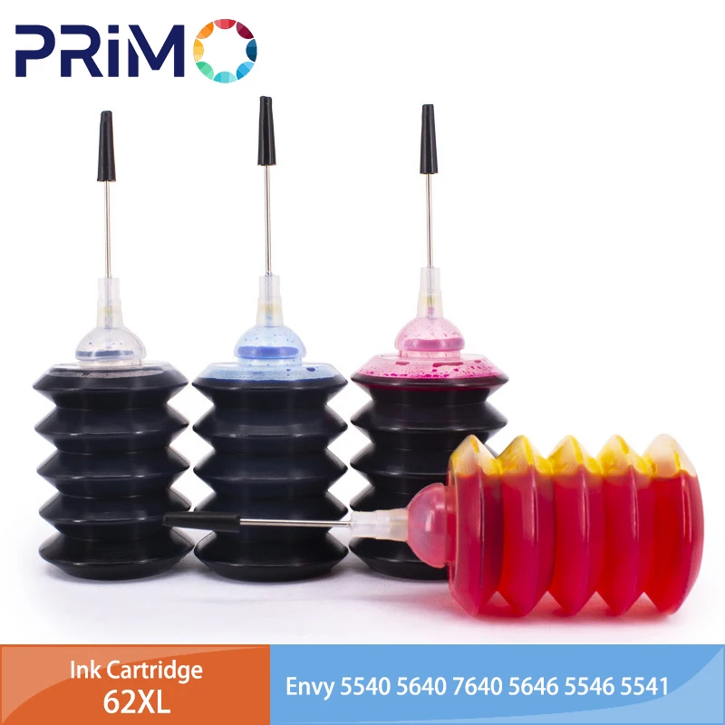 62 62XL чернила для заправки красителя 30 мл совместимы с HP62XL принтера HP 5540 5640 7640 5646 5546