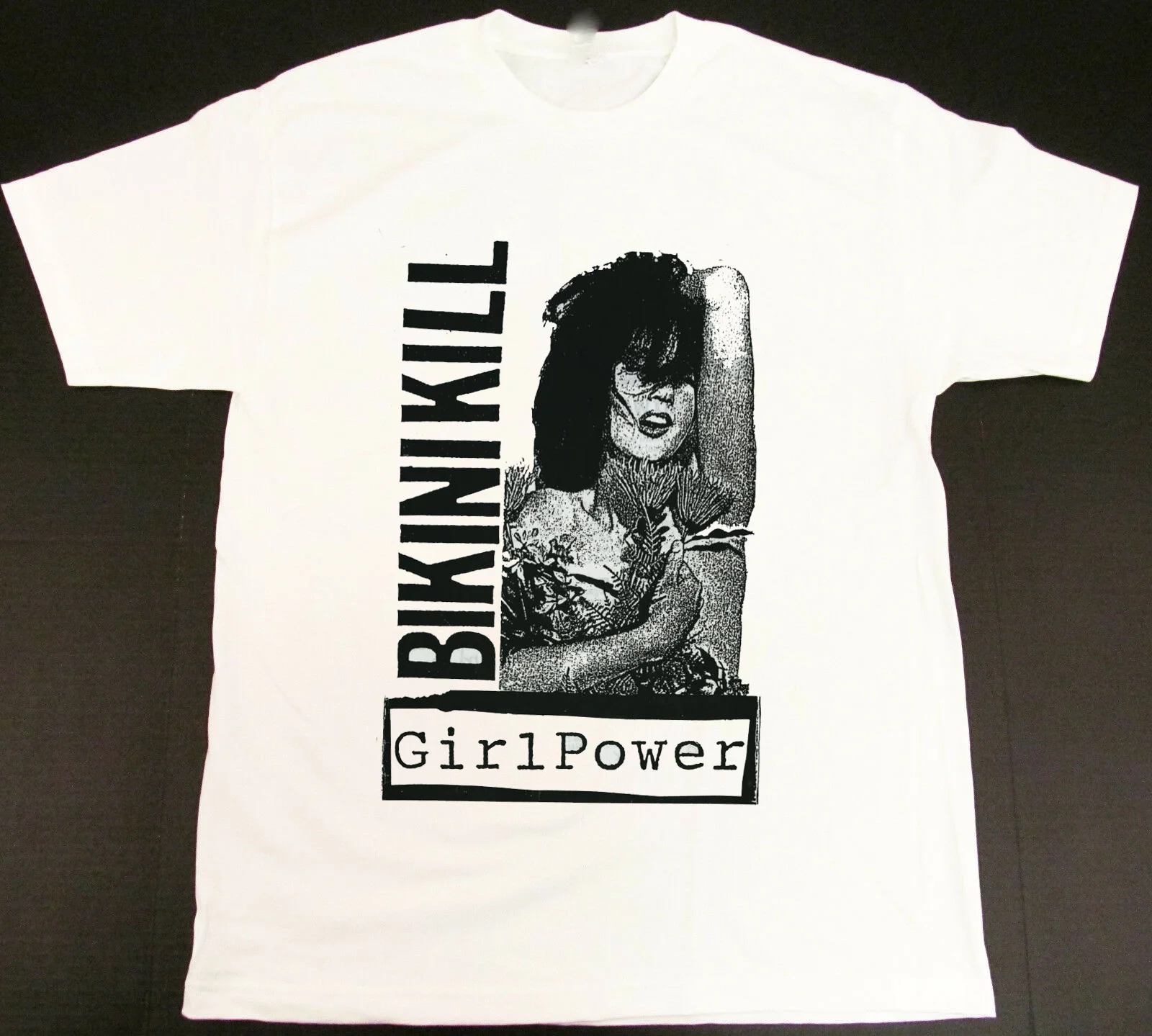 

Vintage Bikini Kill Music Band Heavy Cotton T-Shirt Tee Shirts