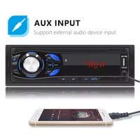 1din 12v car radio stereo mp3 player digital bluetooth car audio player 40w fm audio music usb sd with in dash aux input