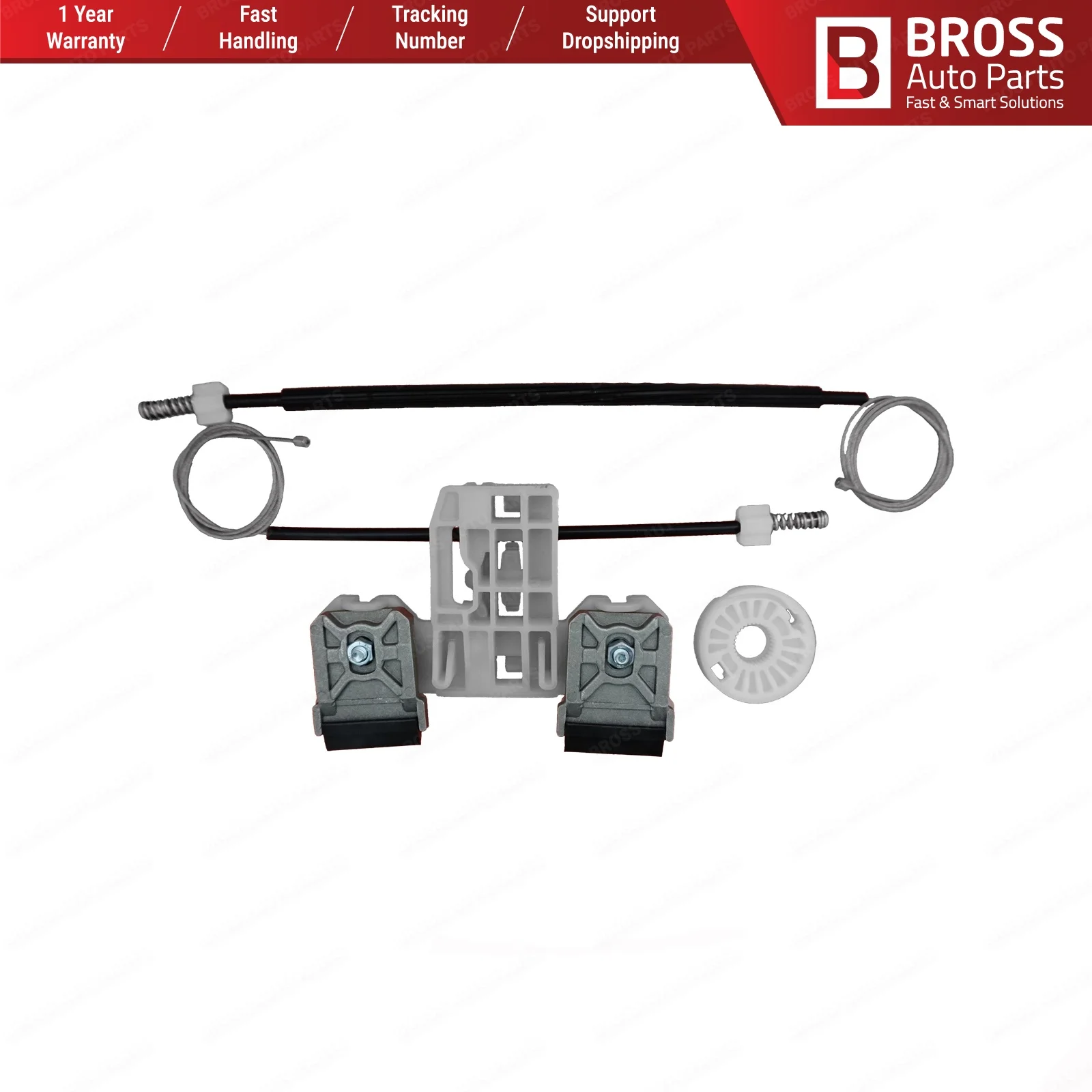 Bross автозапчасти BWR5074 электрическая мощность регулятор окна Ремонтный комплект