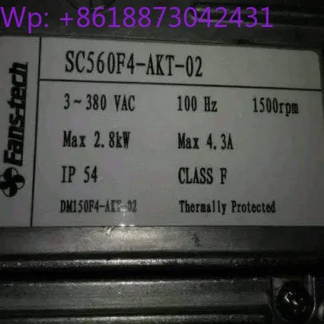 Фото Вентилятор Panstar SC560F4-AKT-02, центробежный вентилятор, внутренний вентилятор для прецизионных систем кондиционирования воздуха Fans Tech №1