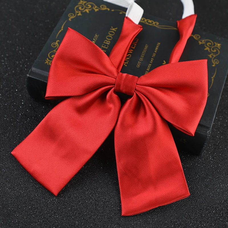 

Bow Tie Bowtie Candy Solid Color Bowknot Girl Ties Men Tie Party Wedding Costume Accessories Cosplay Props JK Costume Decor