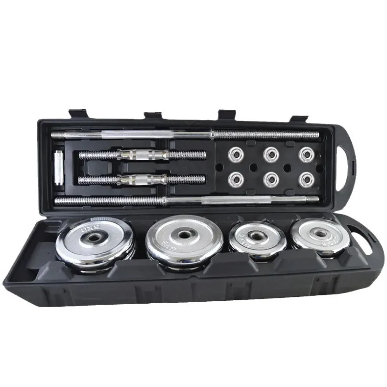 Высококачественный портативный набор штанг для гантелей гальванических