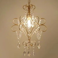 american style chandelier light luxury personality balcony porch corridor staircase crystal lamp