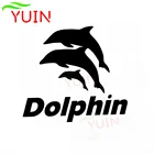 Автомобильные наклейки YUIN, мотоциклетные наклейки, морской организм, искусственные декоративные аксессуары из ПВХ, водонепроницаемая наклейка, 15*14 см