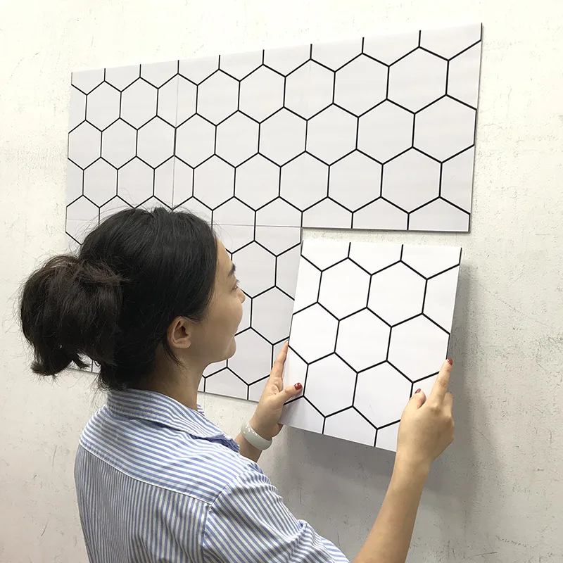 

10 шт., водостойкие Самоклеящиеся ПВХ обои в скандинавском стиле