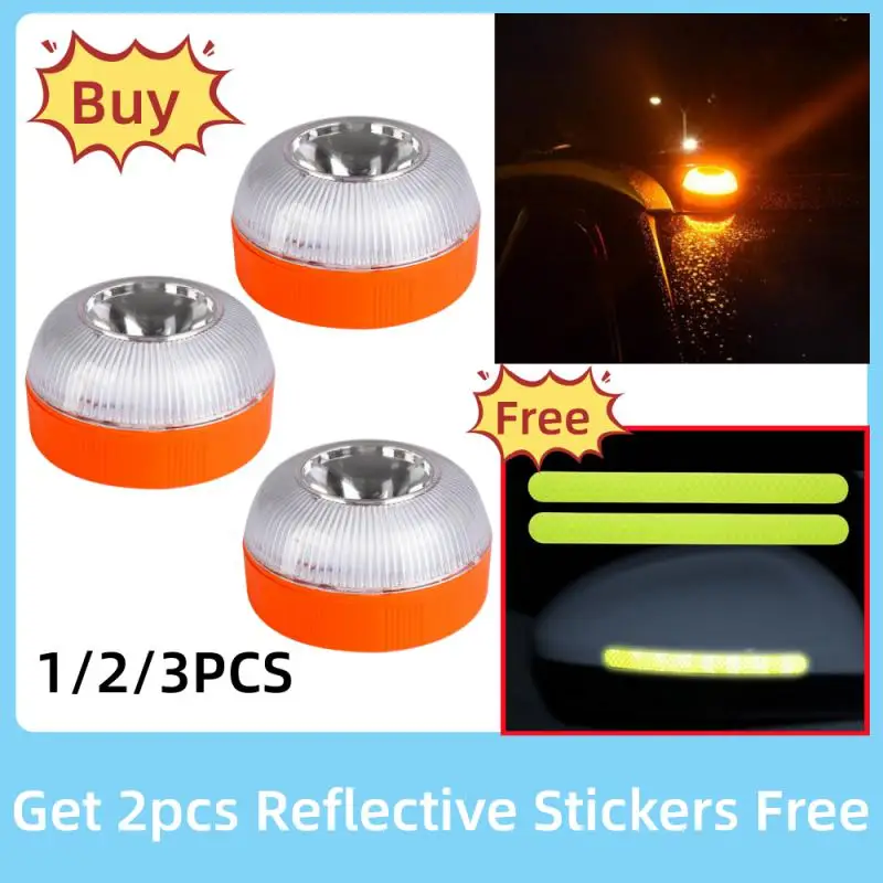 

Car Emergency Light Led Rechargeable V16 Flashlight Magnetic Induction Strobe Light Accident Lamp Beacon Light Safety Accessory