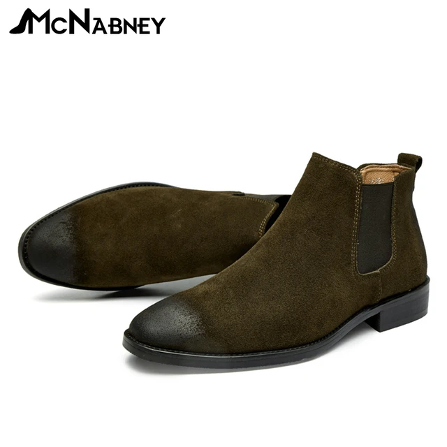 Slip On Men's Boots Chelsea British 