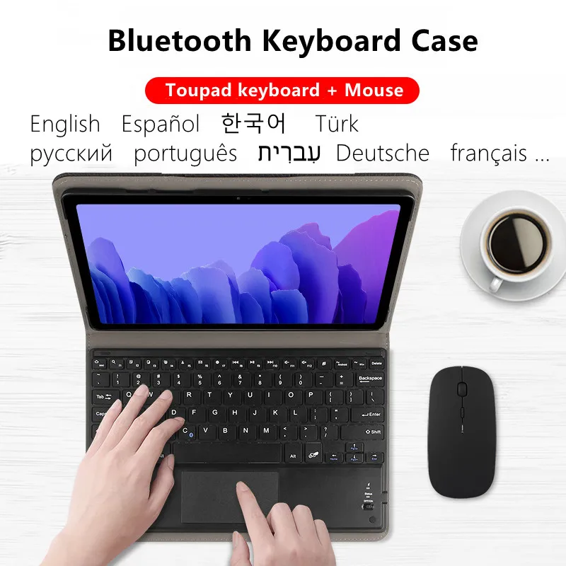 

For Huawei Matepad 11 2021 Case Keyboard Touchpad Keyboard Cover for Huawei Mate Pad 11 11 inch 10.95'' Spanish Russian Keyboard