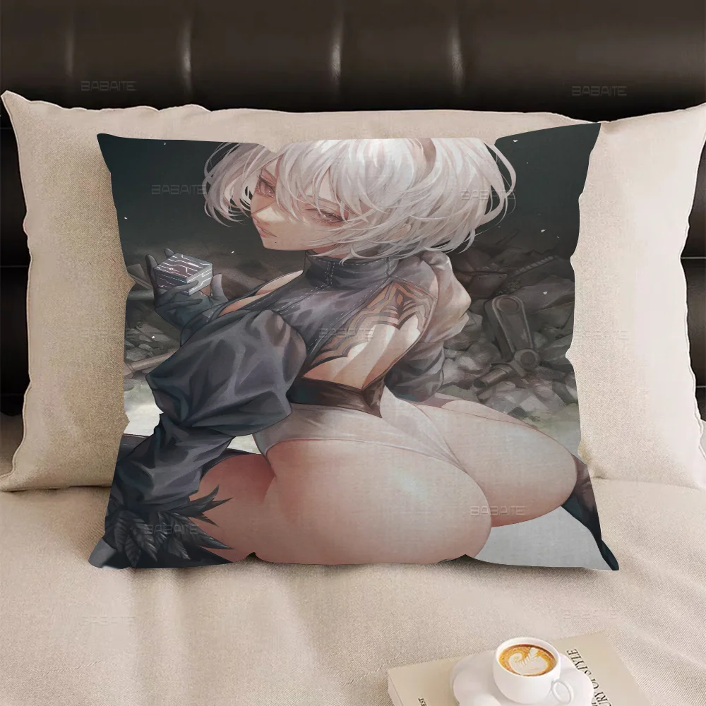 Nier Automata 2b Подушка Подарок Домашний Офис Украшение Спальня Диван Автомобильная