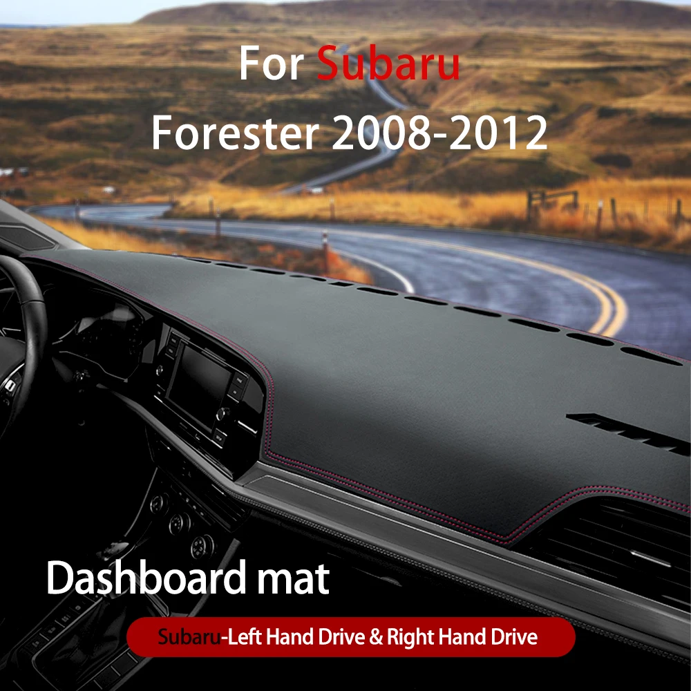 

Противоскользящий коврик для Subaru Forester 2008-2012 SG SH SJ Sk, коврик для приборной панели с защитой от светильник, Солнцезащитный коврик, аксессуары д...