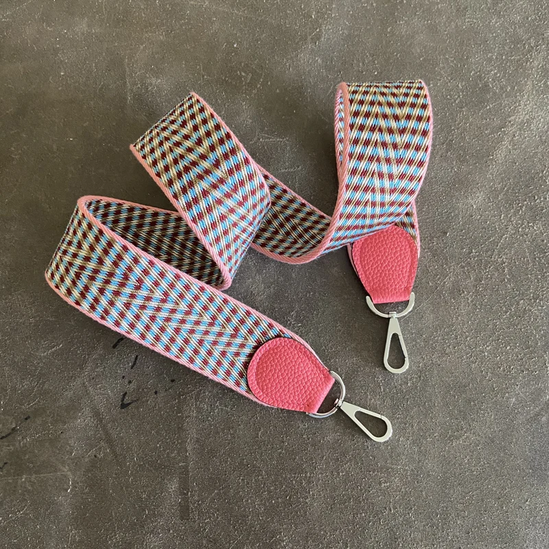 Custom Bag Strap The Latest Fashion Evelyn Bag Wide Canvas Strap Webbing Original Leather Bag Strap