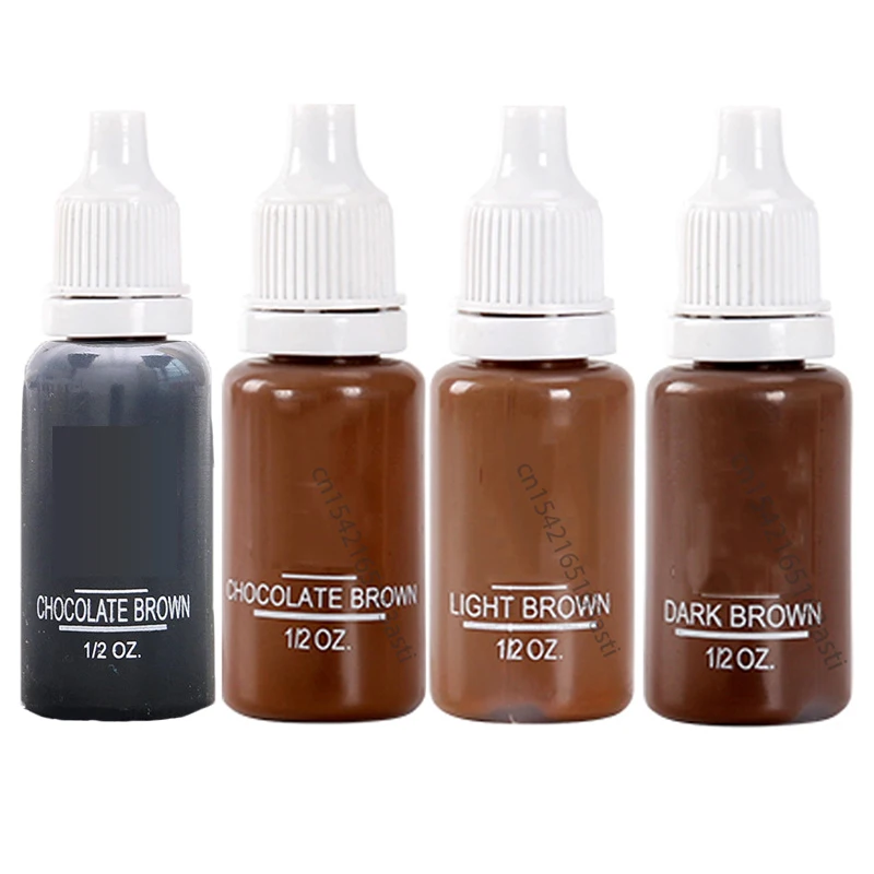 

4pcs Professional Tattoo Pigment Inks Safe Half Permanent Tattoo Paints Supplies for Body Beauty Tattoo Art