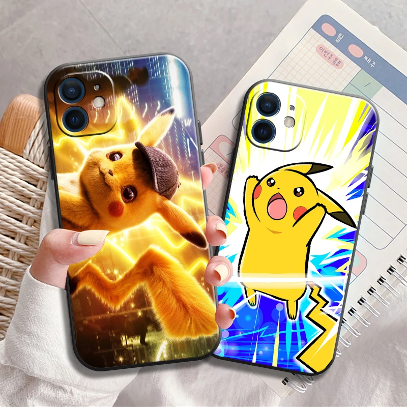 

Japan Anime Pokémon Funda Phone Case For iPhone 11 13 12 Pro Max 12 13 Mini X XR XS MAX SE 2020 7 8 6s Plus Celular Original