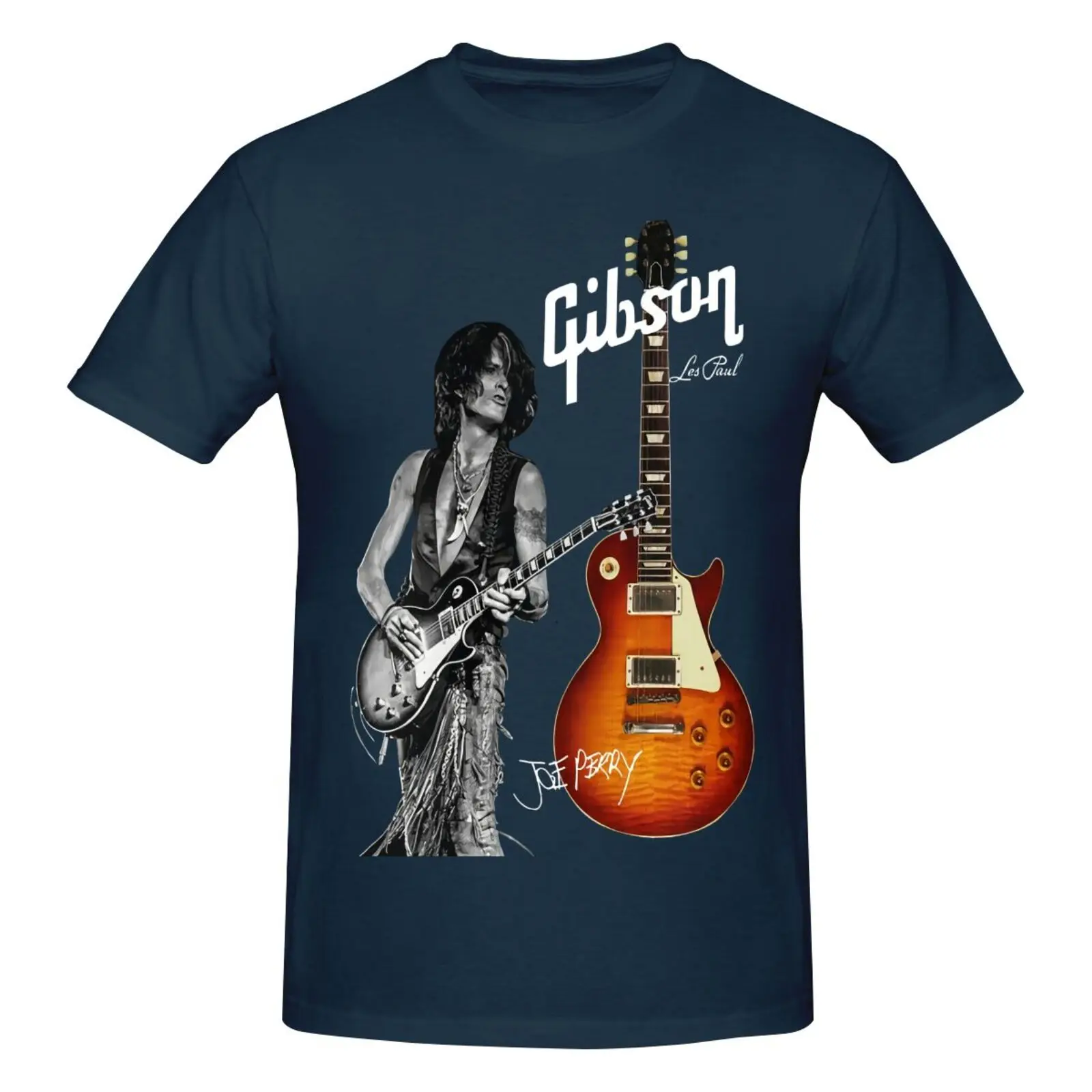 Фото Футболка Gibson Les Paul Guitar 5817 для мужчин и женщин, футболки большого размера, аниме одежда, футболка, Мужская футболка Манга №5