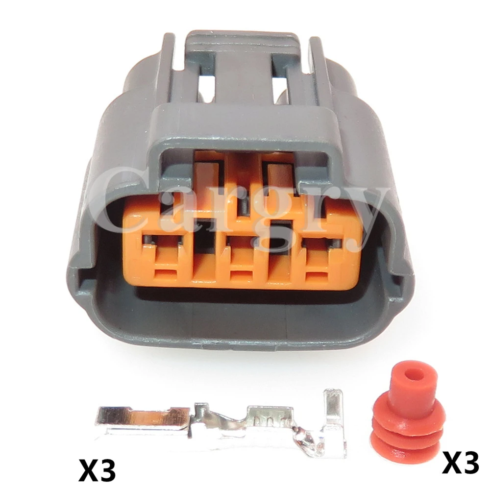 

1 компл. 3P автомобильный Штекерный гнездо кабеля 6195-0009 6195-0012 Автомобильная Катушка зажигания водонепроницаемый разъем