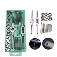 hand tools die set screw taps thread plugs alloy steel and 116 12 inch 20pcs tap metric use silver titanium plated 20