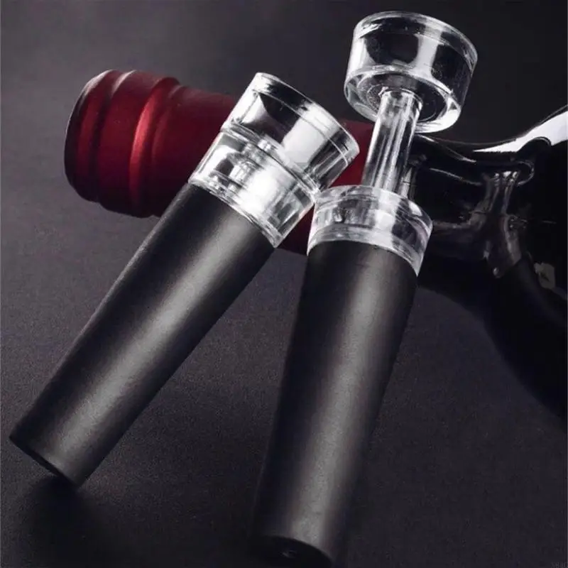 Фото N84C Leakprone Wine Stopper со встроенной вакуумной бутылкой силиконовой крышкой №4