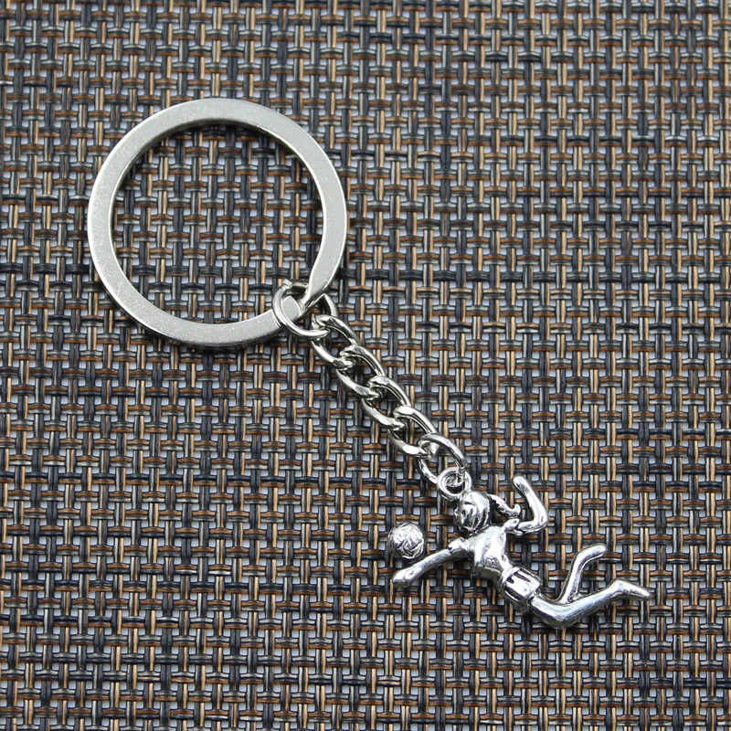 Модный брелок для волейбола 25x23 мм