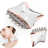 electric meridian instrument ems microcurrent guasha face neck body lifting anti wrinkle beauty health scraping slimming shaping