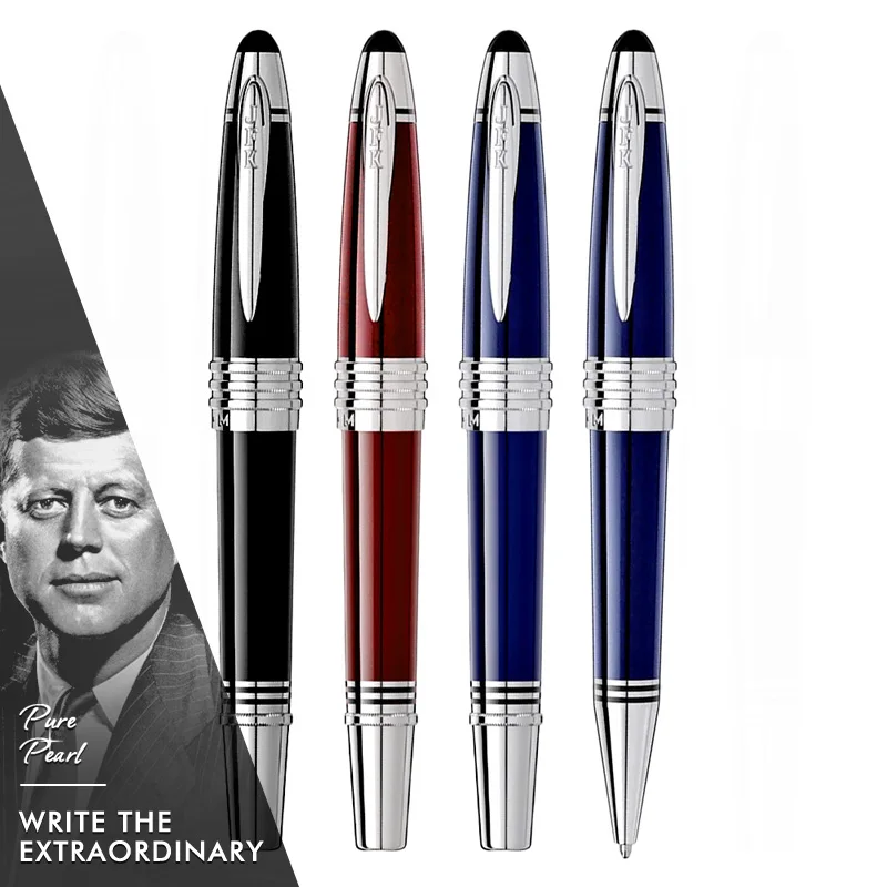 

PPS John F. Kennedy Luxury Dark Blue Metal MB Fountain/Rollerball/Ballpoint Pen JFK Monte Stationery With Serial Number