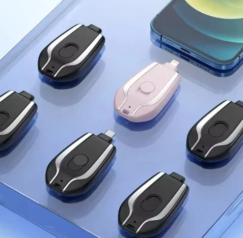 Лидер продаж 2024 портативный мини-Внешний аккумулятор 1500 мАч брелок аварийное