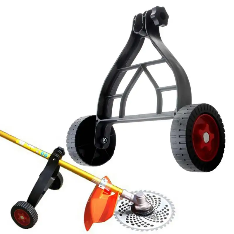 

Universal String Trimmer Grass Eater Weeds Cutter Adjustable Support Wheels Set For Cordless Grass Trimmer Free Shipping