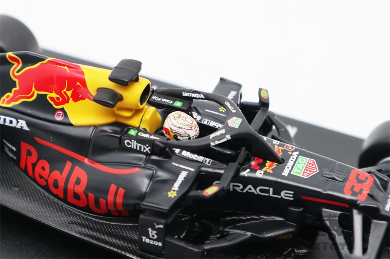 Preorder Bburago 1:43 2021 F1 Redbull RB16B MV33 / SP11 акриловая коробка и шлем | Игрушки хобби