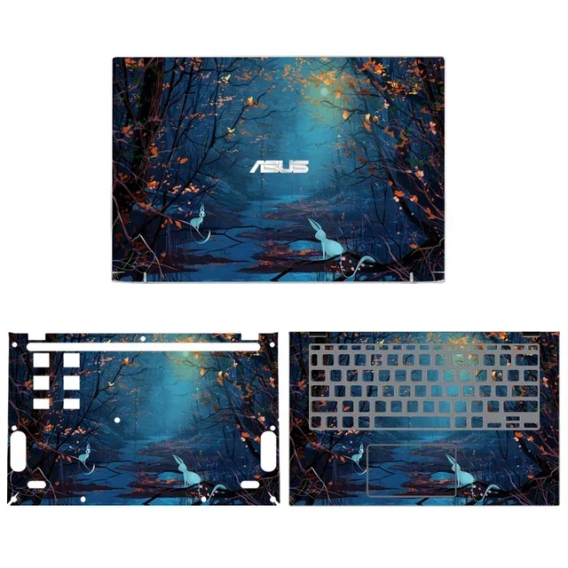 Виниловые наклейки для ASUS Vivobook 14S 2020 X412F R424F A412F с принтом ноутбука VIVOBOOK 14F 14X 15X