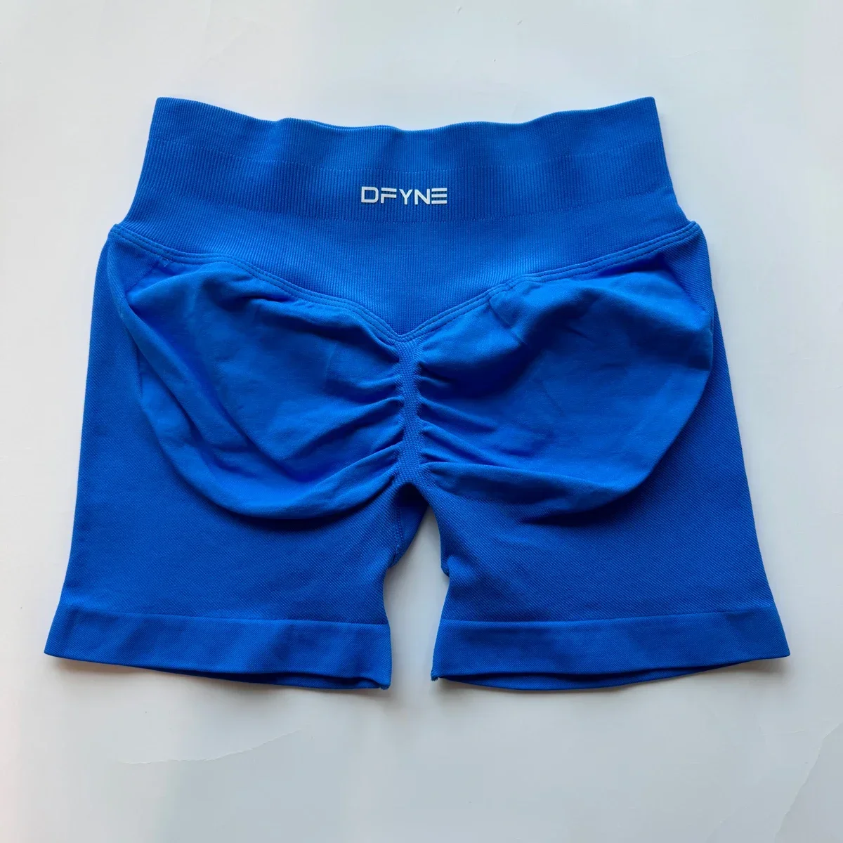 Dfyne Impact Шорты с логотипом Низкие ребристые шорты для йоги Бесшовные тренировок в