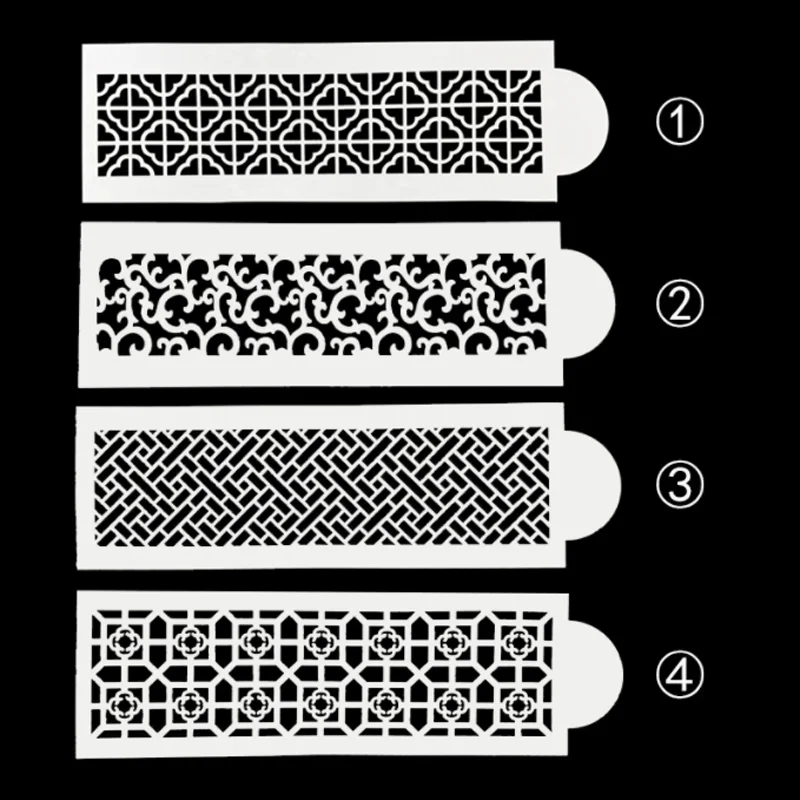 

26.4*8cm Retro Totem Cake Baking Mold DIY Layering Stencils Wall Painting Scrapbook Coloring Embossing Furniture Decora Template